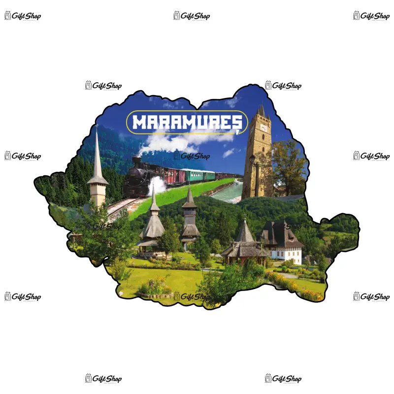 Maramures, magnet harta, model mgs192